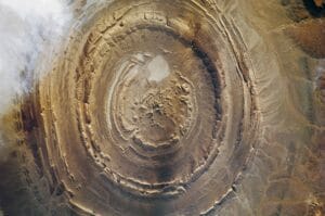 Richat structure Image from the International Space Station